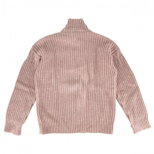 【開店SALE】 MARNI マルニ ニット デストロイ ダメージ ハイネック 24AW 服 アパレル 48 DVMG0054A0 ピンク 秋 冬 ビーガンウール レディース【中古品】