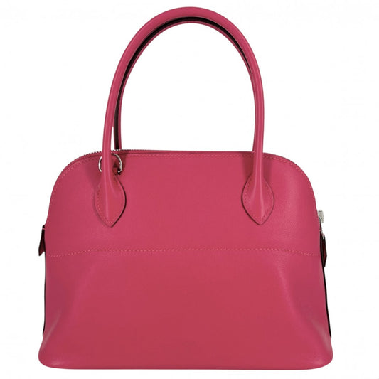 HERMES エルメス 2WAY ボリード27 ハンドバッグ ショルダーバッグ C刻印 スイフト ピンク シルバー金具 レディース 2018年【中古品】