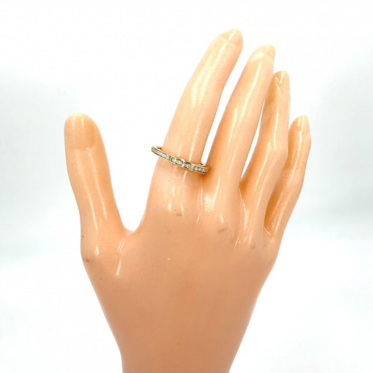 TIFFANY&Co. ティファニー 指輪 ロック リング ジュエリー メンズ レディース 750 18金YG アクセサリー 19サイズ K18イエローゴールド ダイヤモンド0.36ct 約8号 72343700 ユニセックス 約3.9g【中古品】