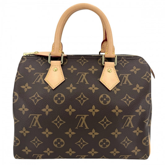 【開店SALE】 LOUIS VUITTON ルイヴィトン ハンドバッグ モノグラム スピーディ25 ミニボストンバッグ Speedy25 M41109 ブラウン 茶 ゴールド金具 レディース【中古品】
