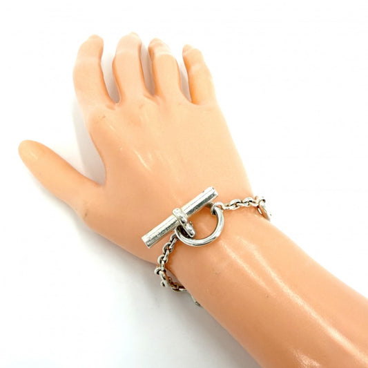 HERMES エルメス ブレスレット シェーヌダンクル ファランドールST アクセサリー ジュエリー メンズ レディース シルバー925 ユニセックス 約25.8g【中古品】