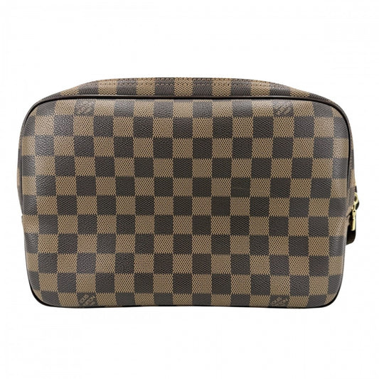 【開店SALE】 LOUIS VUITTON ルイヴィトン ショルダーバッグ SPオーダー リポーターPM スペシャルオーダー イニシャル入り N45253 ダミエキャンバス ブラウン 茶 ゴールド金具 メンズ【中古品】