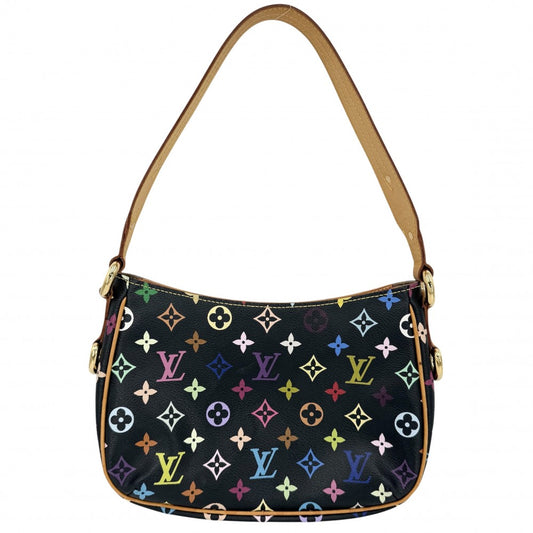 LOUIS VUITTON ルイヴィトン ショルダーバッグ ロッジPM ブラック 黒 M40054 モノグラムマルチカラー ノワール マルチカラー ゴールド金具 レディース【中古品】
