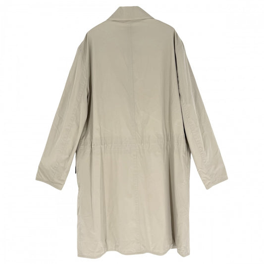 HERMES エルメス アウター ロングコート アパレル 服 50 ベージュ 春 秋 ナイロン ポリウレタン ユニセックス【中古品】