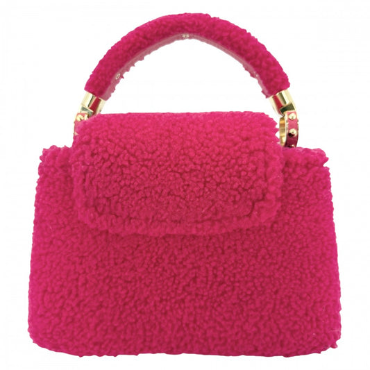 LOUIS VUITTON ルイヴィトン 2WAY カプシーヌMINI ハンドバッグ ショルダーバッグ M21048 シアリング ホットピンク ゴールド金具 レディース【中古品】