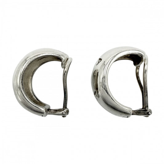 CHANEL シャネル イヤリング ロゴ ヴィンテージ アクセサリー シルバー925 レディース 約18.8g【中古品】