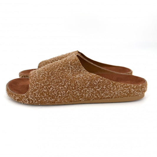 【開店SALE】 LOEWE ロエベ サンダル フラット ファッションアイテム 42サイズ 約27cm 春 夏 ブラウン 茶 メンズ【中古品】