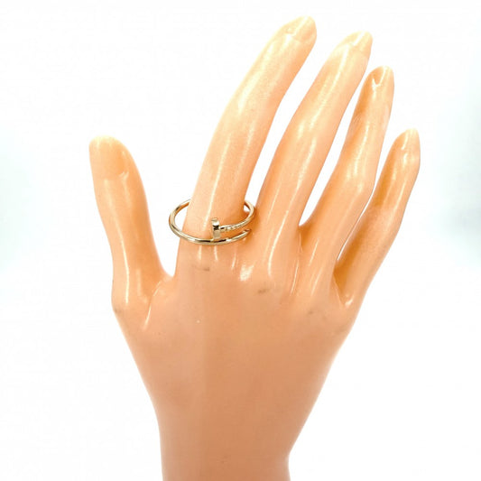 CARTIER カルティエ 指輪 ジュストアンクル リング ジュエリー 釘 アクセサリー Au750 18金PG 63サイズ K18ピンクゴールド 約21号 メンズ 約3.9g【中古品】