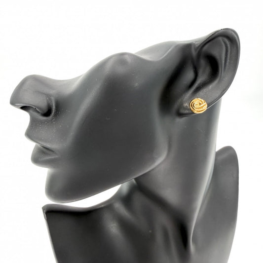TIFFANY&Co. ティファニー ピアス ツイスト ジュエリー アクセサリー 18金YG Au750 K18イエローゴールド レディース 約5.5g【中古品】