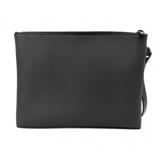LOUIS VUITTON ルイヴィトン クラッチバッグ LVアエログラム ポシェット・IPAD セカンドバッグ ブラック 黒 かばん 鞄 M69837 レザー ノワール ブラック金具 メンズ【中古品】