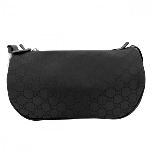 【開店SALE】 GUCCI グッチ ウエストバッグ ボディバッグ ショルダーバッグ 449182 GGナイロン ブラック 黒 シルバー金具 メンズ【中古品】