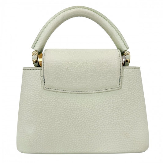 LOUIS VUITTON ルイヴィトン 2WAY 村上隆 カプシーヌミニ ハンドバッグ ショルダーバッグ LV × TM 緑 M14101 トリヨンレザー ヴェール・ド・グリーン ゴールド金具 レディース【中古品】
