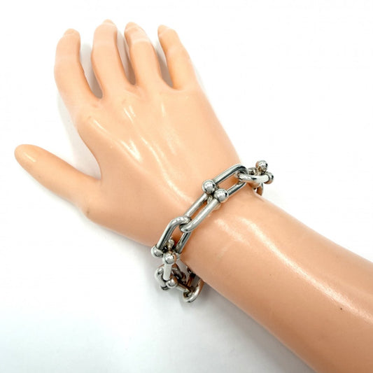 TIFFANY&Co. ティファニー ブレスレット ハードウェア ラージリンクブレスレット アクセサリー ジュエリー メンズ レディース 男女兼用 シルバー925 ユニセックス 約63.3g【中古品】