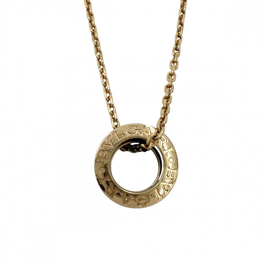 BVLGARI ブルガリ ネックレス ビーゼロワン ペンダント アクセサリー B-zero1 18金PG Au750 ジュエリー K18ピンクゴールド セラミック ブラック 黒 ゴールド レディース 約25.9g【中古品】