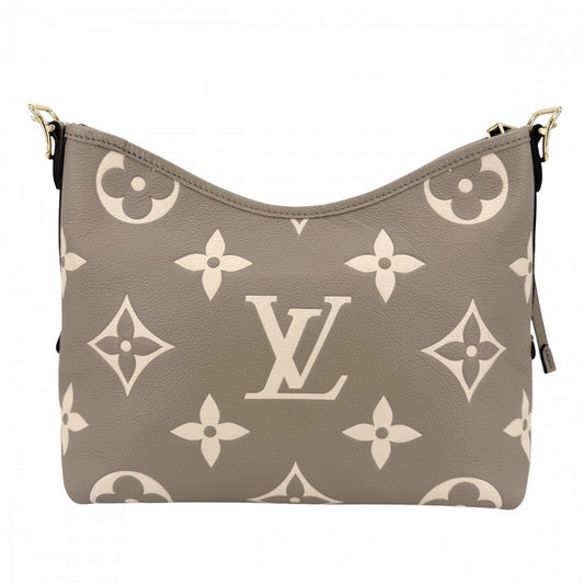 LOUIS VUITTON ルイヴィトン ショルダーバッグ モノグラムアンプラント キャリーオール ジップ NM PM ベージュ M47180 トゥルトレールグレー クリーム ゴールド金具 レディース【中古品】