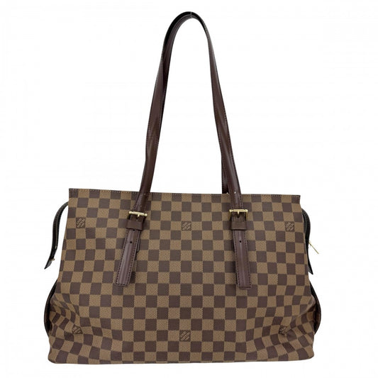 LOUIS VUITTON ルイヴィトン トートバッグ ダミエ チェルシー ハンドバッグ N51119 ブラウン 茶 ゴールド金具 レディース【中古品】