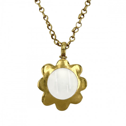 CHANEL シャネル ネックレス ロングネックレス ペンダント ルーペ ココマーク ヴィンテージ アクセサリー GP 96P レディース 約102.4g 1996年【中古品】