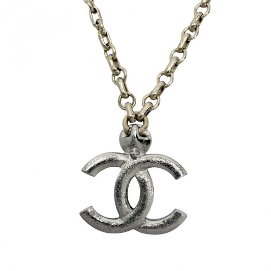 CHANEL シャネル ネックレス ココマーク ペンダント アクセサリー GP ラインストーン I23K ゴールド レディース 約10.3g 2023年【中古品】