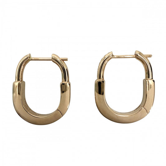TIFFANY&Co. ティファニー ピアス ロック アクセサリー ジュエリー 18金PG Au750 K18ピンクゴールド ダイヤモンド0.09ct レディース 約7.4g【中古品】