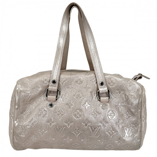 LOUIS VUITTON ルイヴィトン ハンドバッグ モノグラムシマー コメト トートバッグ メタリック M95818 ライトピンク シルバー金具 レディース【中古品】