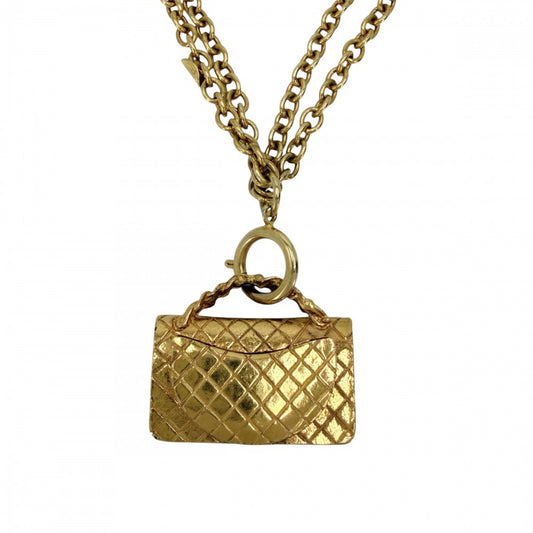 CHANEL シャネル ネックレス ココマーク マトラッセモチーフ アクセサリー バッグ ペンダント ヴィンテージ
GP ゴールド レディース 約131.3g【中古品】