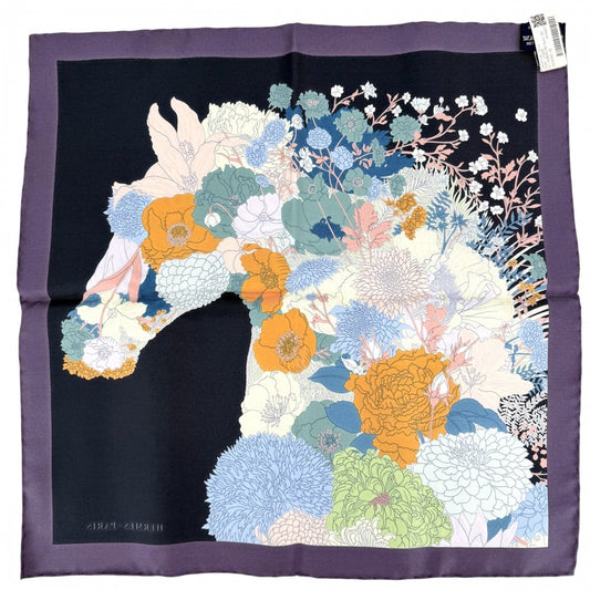 HERMES エルメス スカーフ カレ45 Robe Legere ローブ・レジェール ファッションアイテム プチカレ シルク パープル 紫
マルチカラー レディース【中古品】