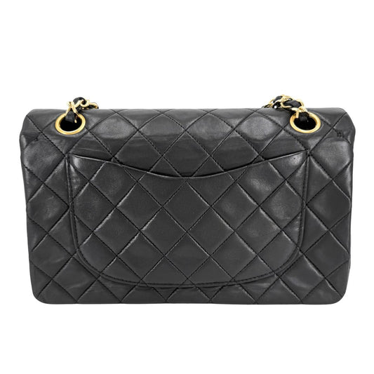 CHANEL シャネル ショルダーバッグ マトラッセ23 ダブルチェーン ダブルフラップ ココマーク ターンロック ラムスキン ブラック 黒 ゴールド金具 レディース【中古品】