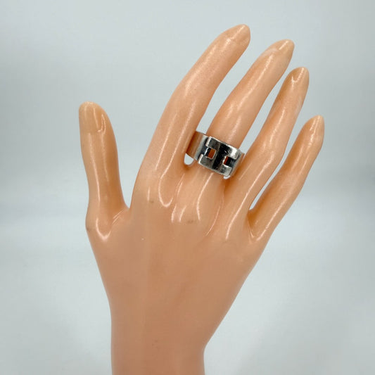 HERMES エルメス 指輪 ヘラクレス リング アクセサリー ジュエリー ヴィンテージ 59サイズ シルバー925 約17号 ユニセックス 約11.7g【中古品】