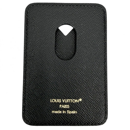 LOUIS VUITTON ルイヴィトン カードケース モノグラムリバース ポルト カルト・マグネット 名刺入れ 定期入れ 小物 M25654 ブラウン 茶 ブラック 黒 メンズ【中古品】
