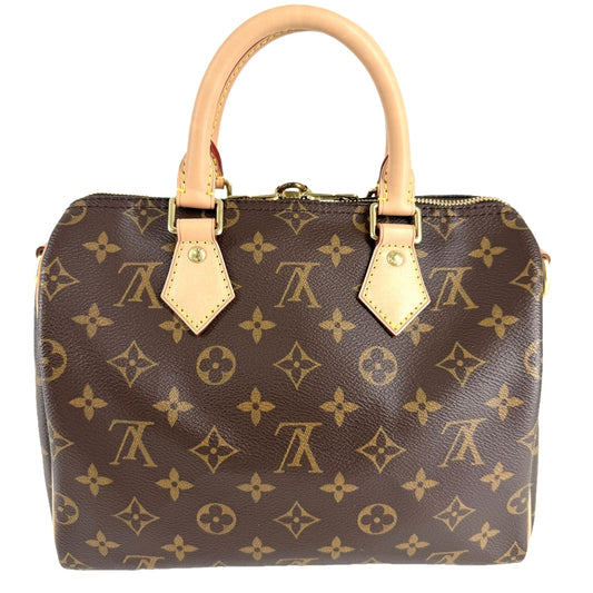 LOUIS VUITTON ルイヴィトン 2WAY スピーディ・バンドリエール25 ショルダーバッグ ハンドバッグ Speedy25 M46977 モノグラムキャンバス ブラウン 茶 ゴールド金具 レディース【中古品】