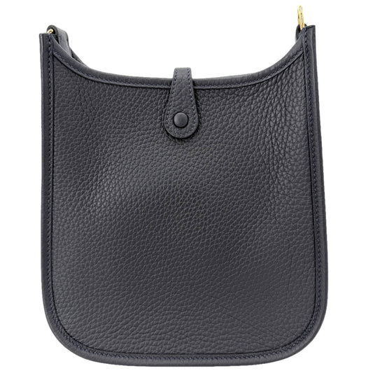 HERMES エルメス ショルダーバッグ エブリンTPM ポシェット 小さめ K刻印 レザー ネイビー 紺 ゴールド金具 レディース 2025年【中古品】
