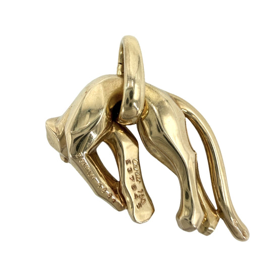 CARTIER カルティエ ペンダントトップ パンサー ジュエリー アクセサリー パンテール Au750 18金 K18イエローゴールド レディース 約21.5g【中古品】