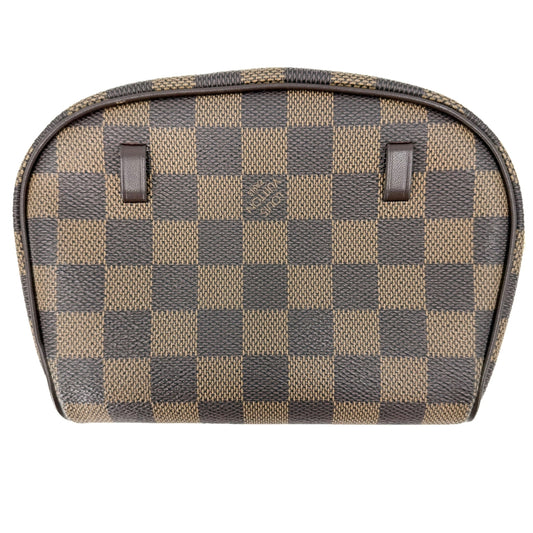 LOUIS VUITTON ルイヴィトン ショルダーバッグ ポシェットイパネマ N51296 ダミエキャンバス ブラウン 茶 ゴールド金具 レディース【中古品】