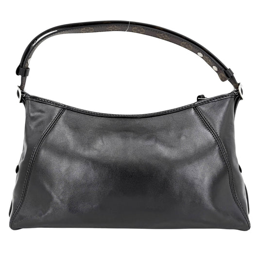 LOUIS VUITTON ルイヴィトン ショルダーバッグ LVバイブ キャリーオールEW ハンドバッグ 2WAY モノグラム M28160 レザー ブラック 黒 シルバー金具 レディース【中古品】
