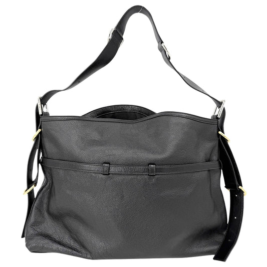 GIVENCHY ジバンシィ ショルダーバッグ ヴォワイユ― ミディアム ハンドバッグ 2WAY ジバンシー レザー ブラック 黒 ゴールド×シルバー金具 レディース【中古品】