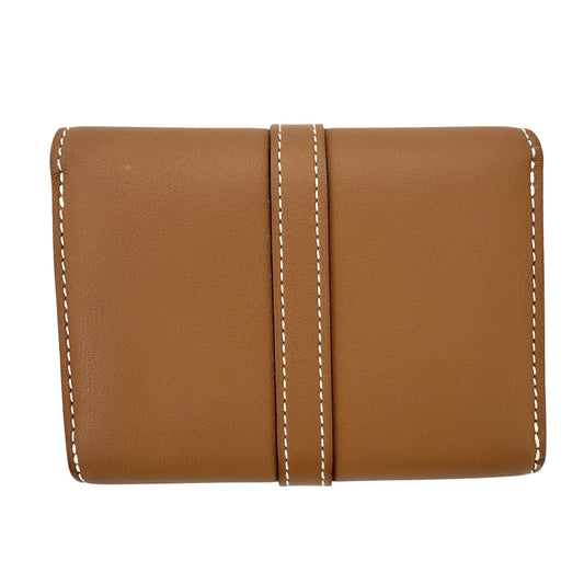 HERMES エルメス コインケース グレナンコンパクト 小銭入れ 小物 財布 K刻印 レザー ブラウン 茶 ゴールド金具 メンズ 2025年【中古品】