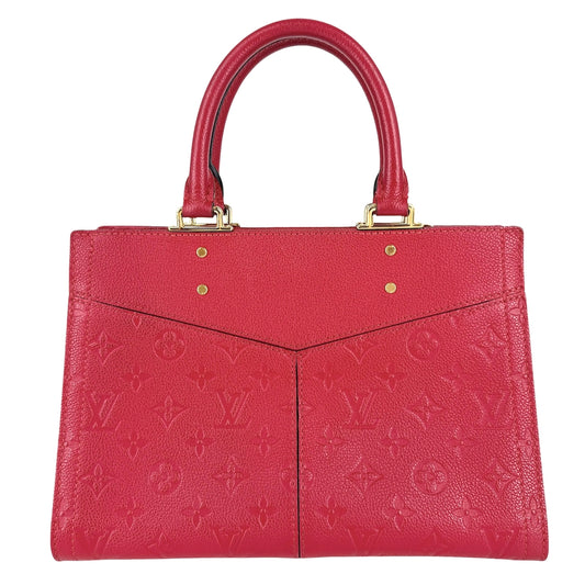 LOUIS VUITTON ルイヴィトン 2WAY スリーPM ハンドバッグ ショルダーバッグ M54193 モノグラムアンプラント レッド 赤 ゴールド金具 レディース【中古品】