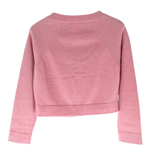 CHANEL シャネル カーディガン ニット ココマーク ショート丈 アパレル 服 34 ピンク 春 秋 カシミヤ レディース【中古品】