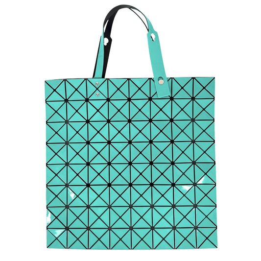 ISSEY MIYAKE イッセイミヤケ トートバッグ ハンドバッグ BAOBAO バオバオ BB51-AG441 グリーン 緑 シルバー金具 レディース【中古品】