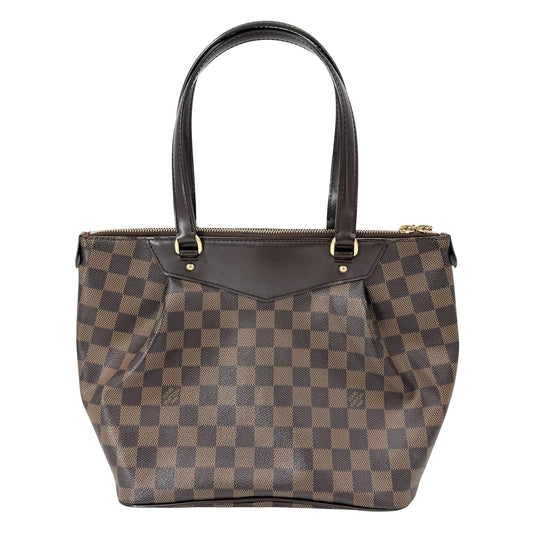 LOUIS VUITTON ルイヴィトン トートバッグ ダミエ ウェストミンスターPM ハンドバッグ N41102 ダミエキャンバス ゴールド金具 レディース【中古品】