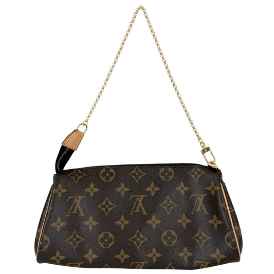 LOUIS VUITTON ルイヴィトン 2WAY エヴァ ハンドバッグ ショルダーバッグ かばん 鞄 M95567 モノグラムキャンバス ブラウン 茶 ゴールド金具 レディース【中古品】