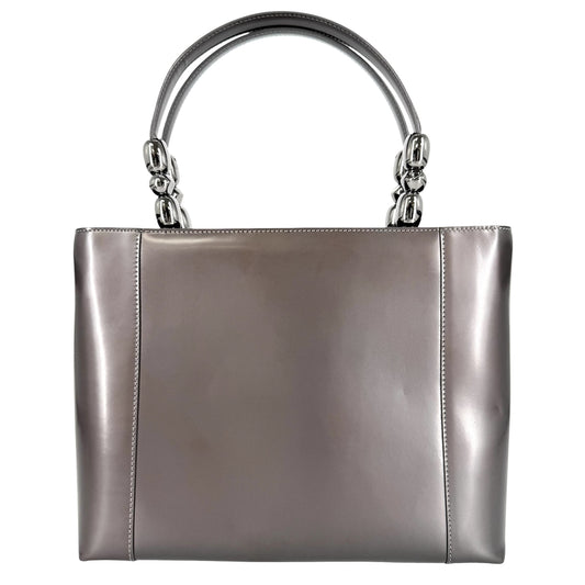 Christian Dior クリスチャンディオール ハンドバッグ マリスパール レザー ブラウン系 ガンメタル金具 レディース【中古品】