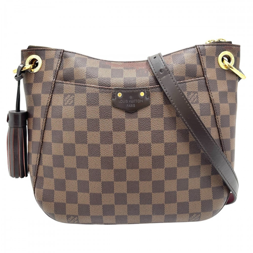LOUIS VUITTON ルイヴィトン ショルダーバッグ ダミエ サウスバンク 鞄 かばん N42230 ブラウン 茶 ゴールド金具 レディース【中古品】