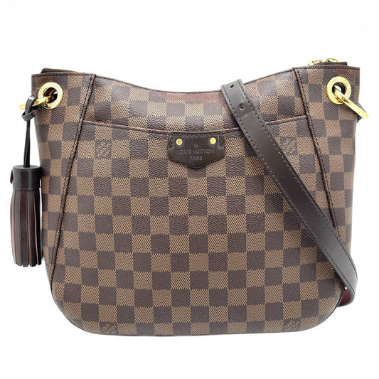 LOUIS VUITTON ルイヴィトン ショルダーバッグ ダミエ サウスバンク 鞄 かばん N42230 ブラウン 茶 ゴールド金具 レディース【中古品】