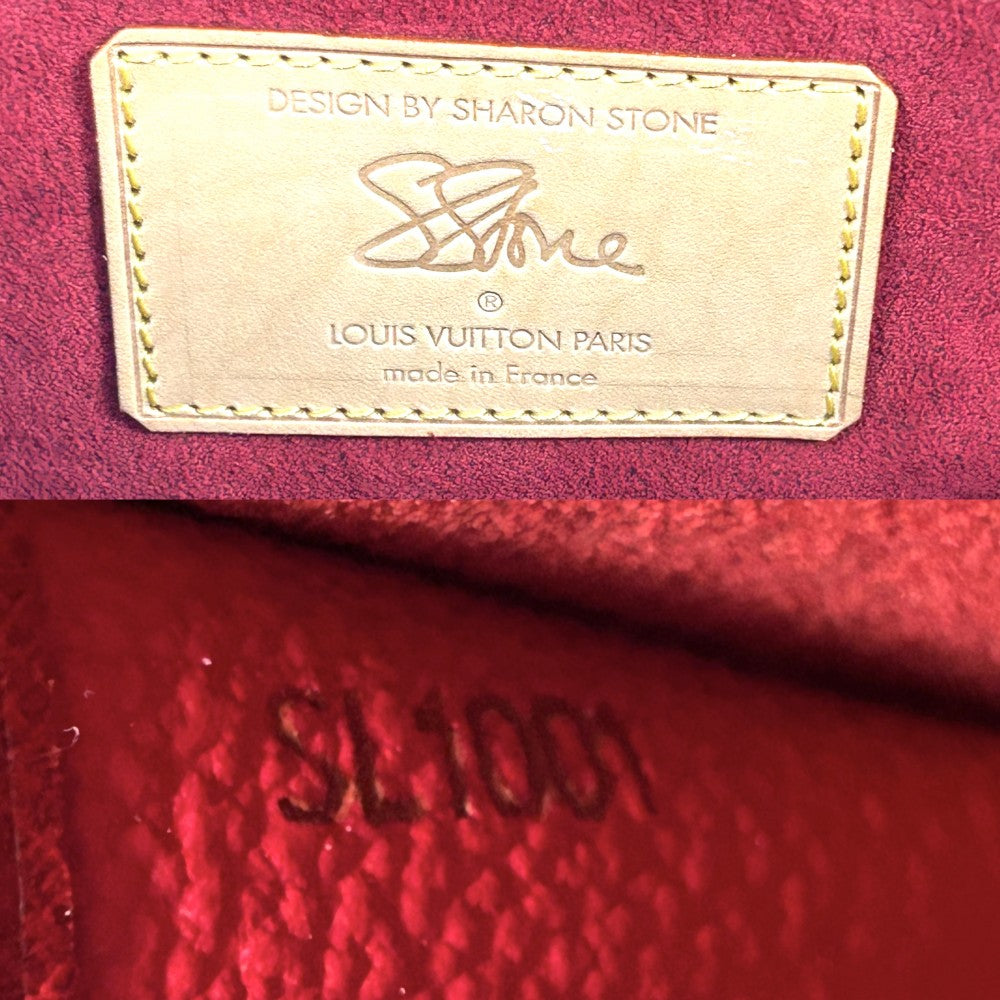 【開店SALE】 LOUIS VUITTON ルイヴィトン ショルダーバッグ モノグラム アムファースリー ヴァニティスター シャロンストーンコラボ かばん 鞄 M47275 ブラウン 茶 ゴールド金具 レディース【中古品】