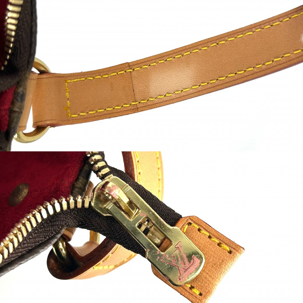 【開店SALE】 LOUIS VUITTON ルイヴィトン ショルダーバッグ モノグラム アムファースリー ヴァニティスター シャロンストーンコラボ かばん 鞄 M47275 ブラウン 茶 ゴールド金具 レディース【中古品】