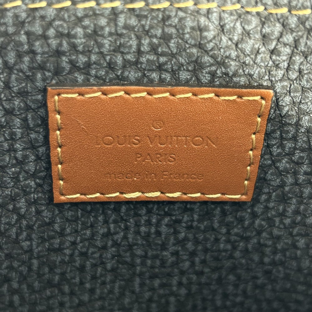 【開店SALE】 LOUIS VUITTON ルイヴィトン ショルダーバッグ モノグラムレコード クリストファー ウエアラブル ポシェット かばん 鞄 M81854 ネイビー 紺 ゴールド金具 メンズ【中古品】