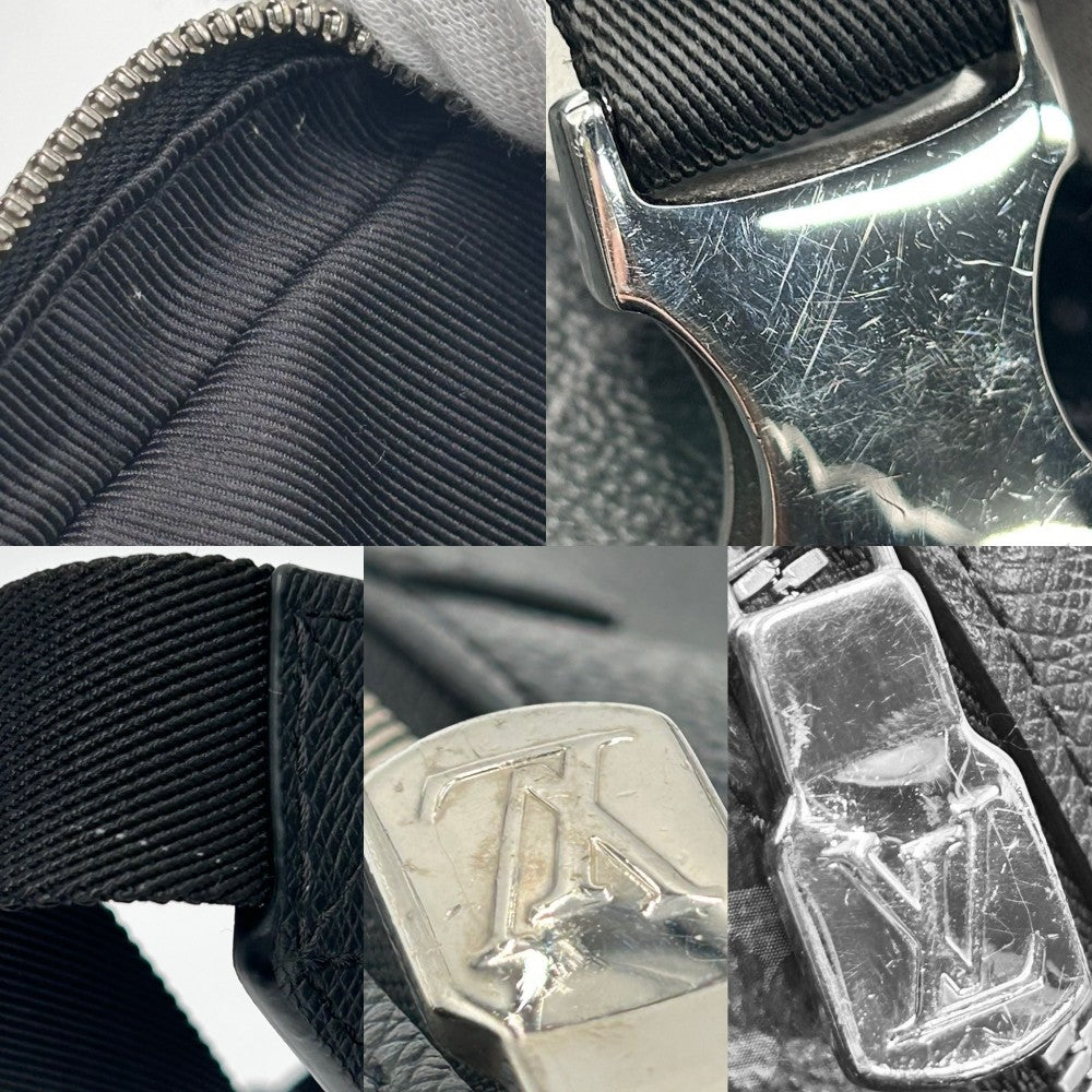 【開店SALE】 LOUIS VUITTON ルイヴィトン ボディバッグ モノグラムエクリプス バムバッグアウトドア タイガラマ ウエストポーチ ブラック 黒 かばん 鞄 M30245 ノワール シルバー金具 メンズ【中古品】