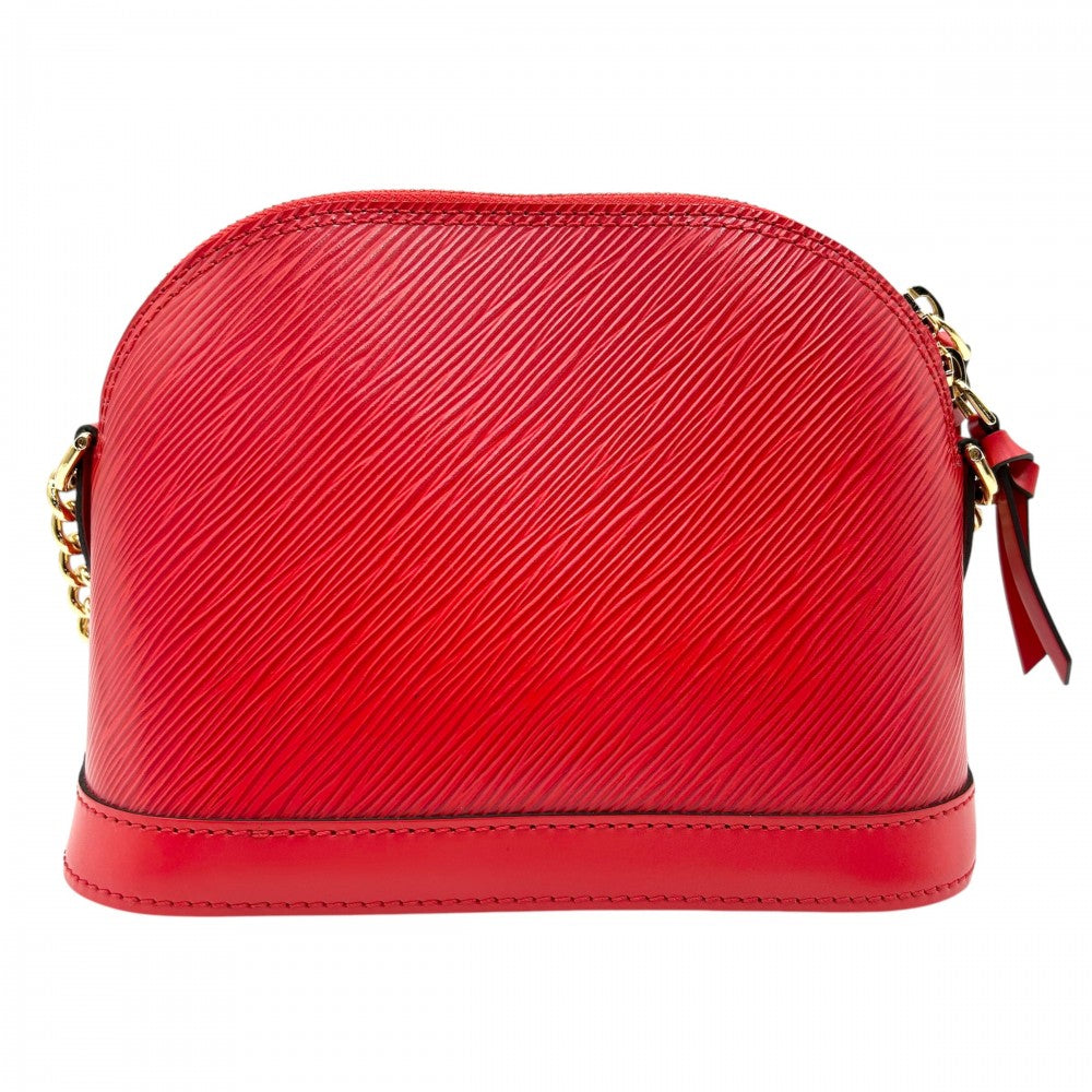 LOUIS VUITTON ルイヴィトン ショルダーバッグ エピ アルマミニチェーン 小さめ ミニバッグ レッド 赤 かばん 鞄 M51404 コクリコ ゴールド金具 レディース【中古品】