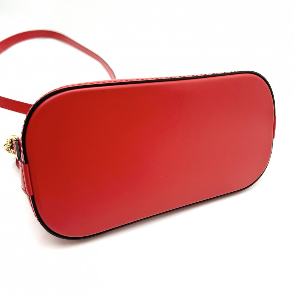 LOUIS VUITTON ルイヴィトン ショルダーバッグ エピ アルマミニチェーン 小さめ ミニバッグ レッド 赤 かばん 鞄 M51404 コクリコ ゴールド金具 レディース【中古品】